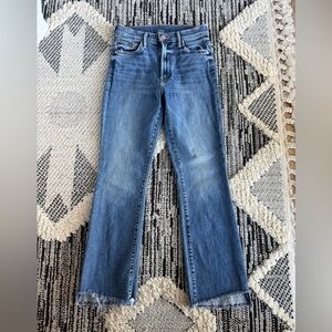 MOTHER Insider Crop Step Fray size 26